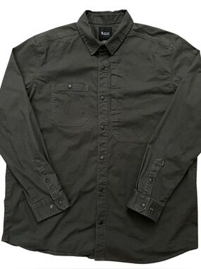 5.11 Tactical Jackson Long Sleeve Shirt Mens 2XL Snap Button Chest Pocket Green